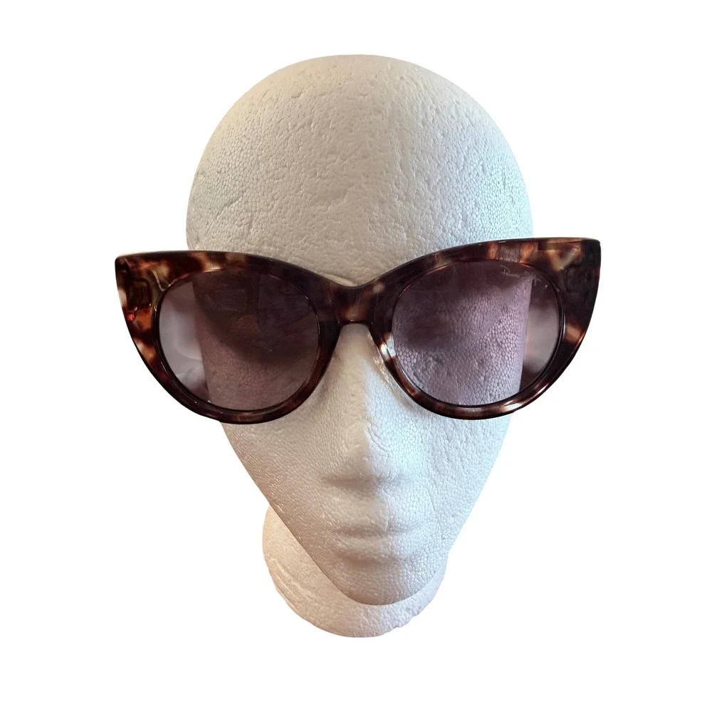 Panama Jack Polarized Cat Eye Sunglasses Tortoise Retro Glam Coastal Chic
